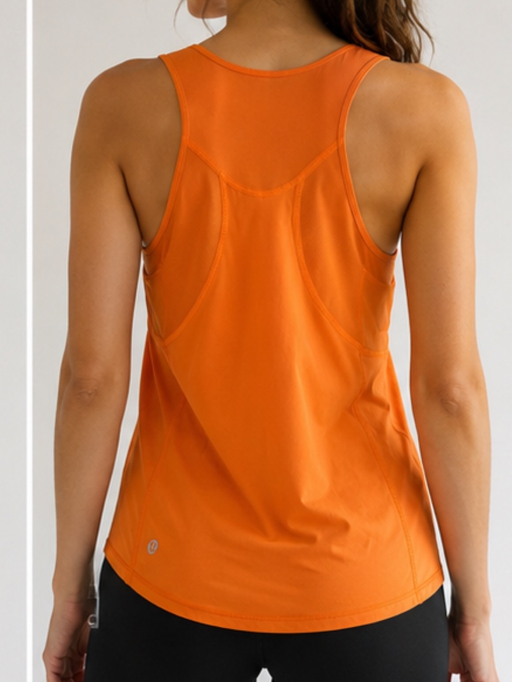 Top Lululemon bright orange athletic tank top - Picture 2 of 7